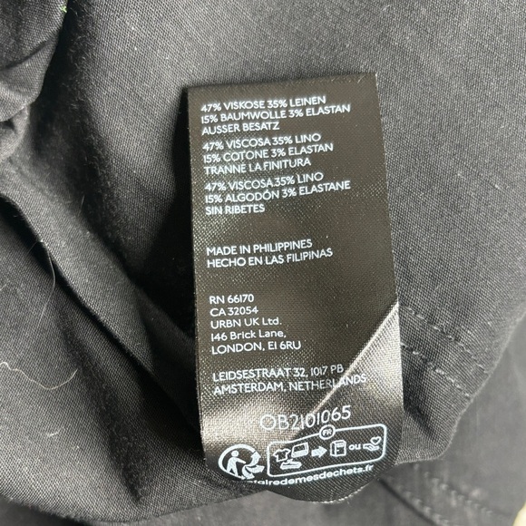 Maeve The Colette Ruffle-Hem Crop Wide-Leg Pants - Black - Picture 7 of 11